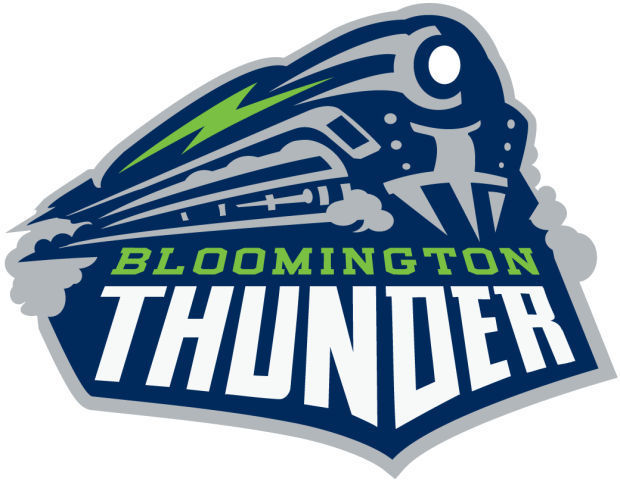 bloomington thunder 2014-pres primary logo iron on transfers for clothing